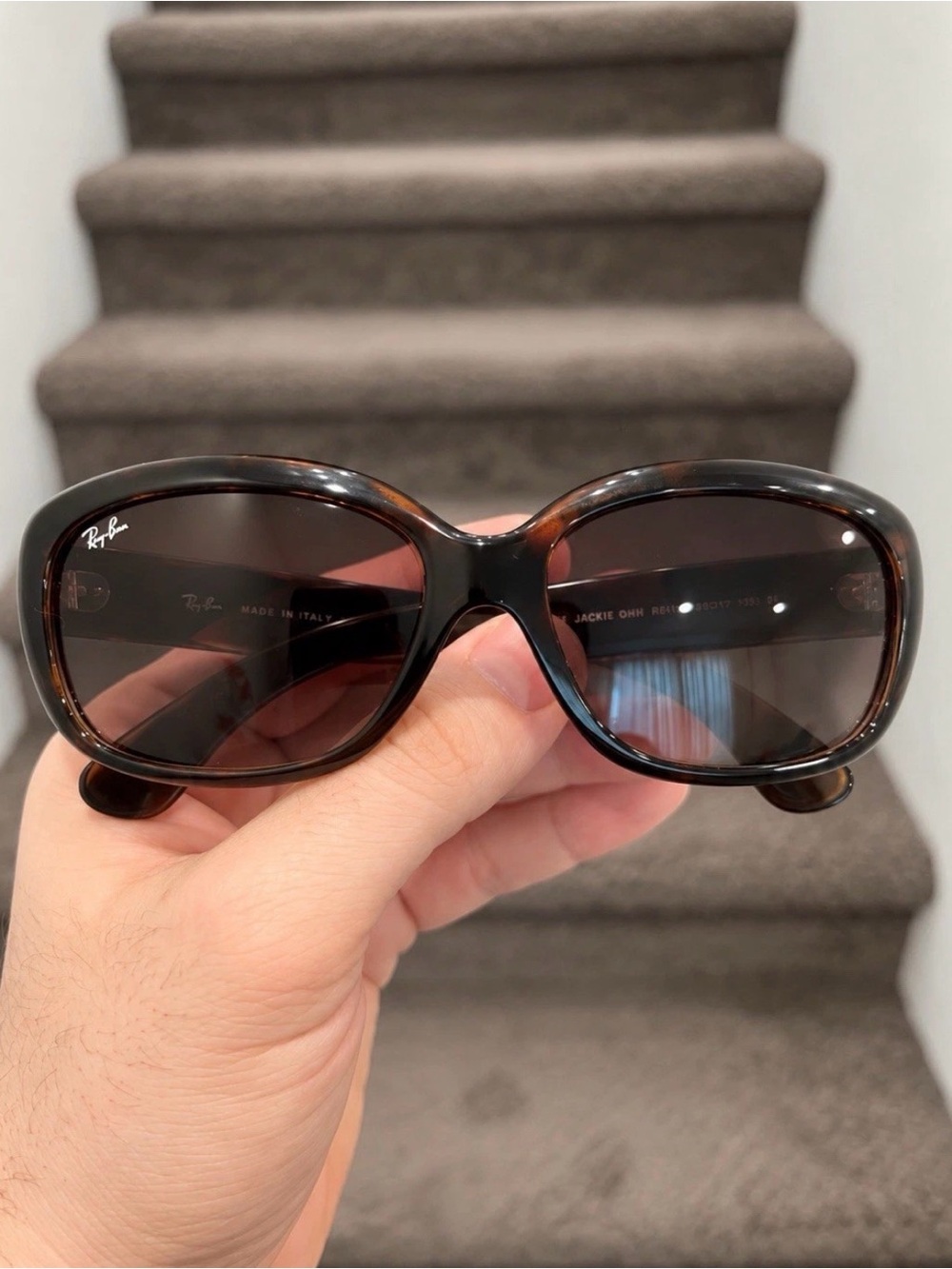 Ray-Ban Women's Tortoiseshell Sunglasses with Brown Lenses